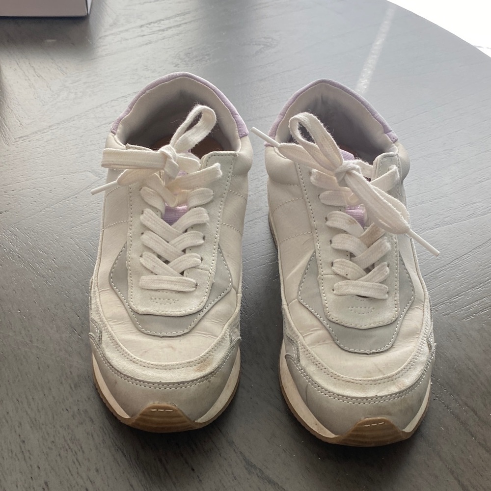Universal Thread White and Purple Athletic Shoes